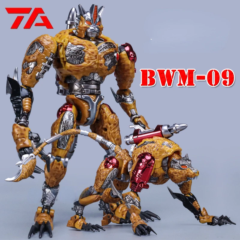 

TransArt Toys TA BWM-09 Beast War Yellow Panther Warrior Third Generation Yellow Panther Warrior Metamorphic Toys