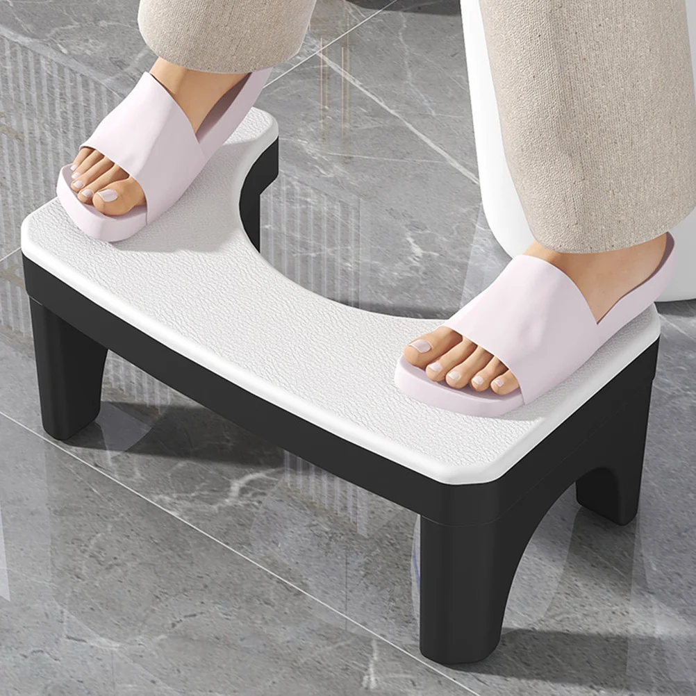

Thickened Toilet Foot Stool Anti-Slip Ergonomic Design Space-Saving Bathroom Step Stool For Adults Household Squatting Support