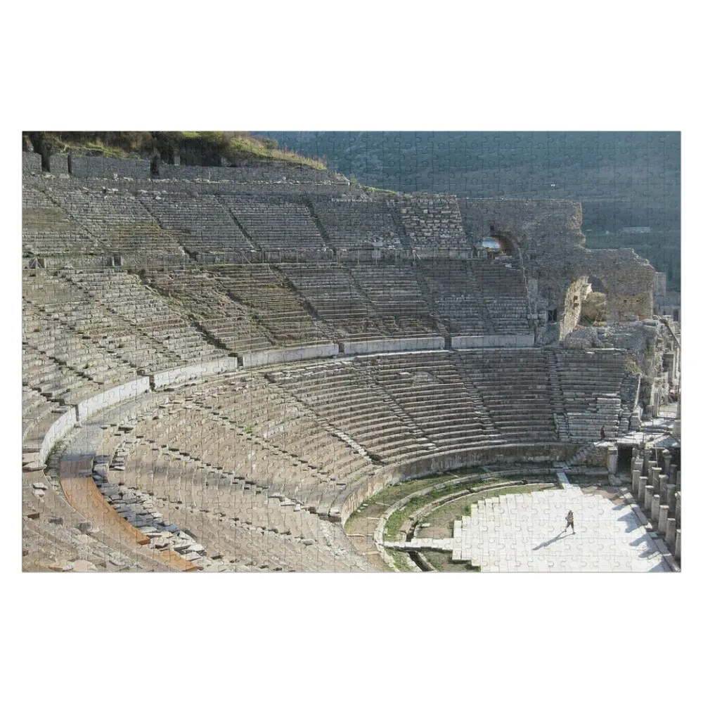 

The Great Theater, Amphitheater, Ephesus, Turkiye Jigsaw Puzzle Customized Kids Gift Woodens For Adults Puzzle