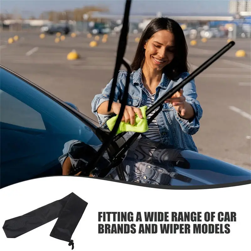 

Universal Windshield Wiper Covers Waterproof Protector Rain Snow Resistant Auto Wiper Sleeves Automotive Accessories