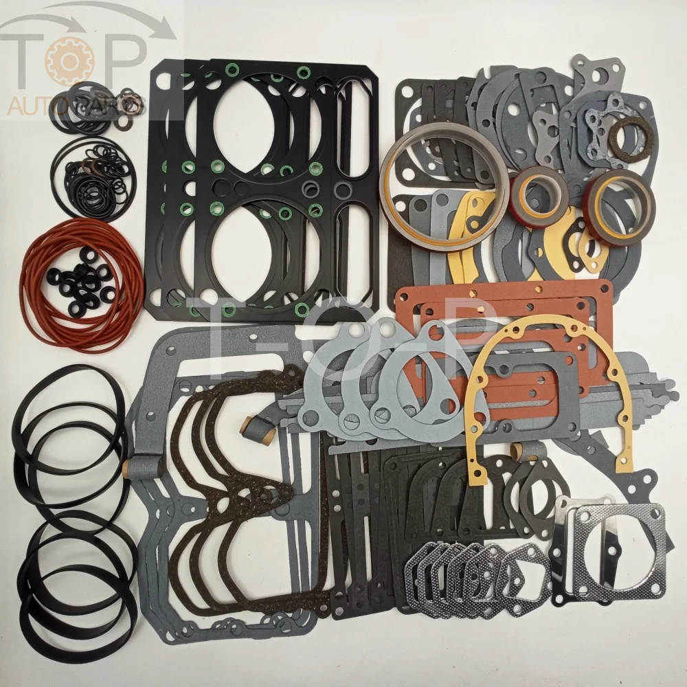 NH220 Engine Complete Overhaul Rebuilding Gasket Kit 107371 3802077+3801464 For Cummins Cylinder Head