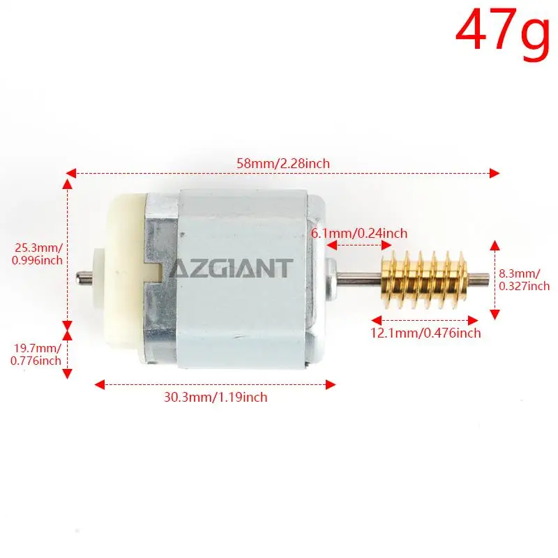 AZGIANT High Power Car Steering Lock Actuator Motor DC12V FC-280 Replacement Car Parts for 2017-2025 Nissan Kicks  P15