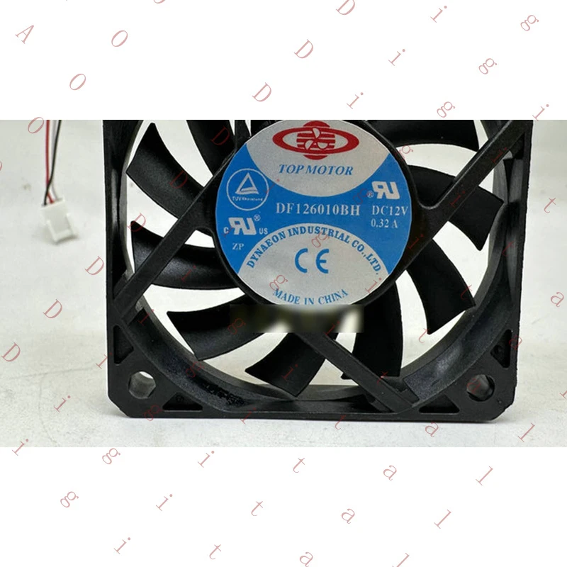L... 1PCS New FOR TOP MOTOR DF126010BH DC12V 0.32A 3-Wire Cooling fan#QW
