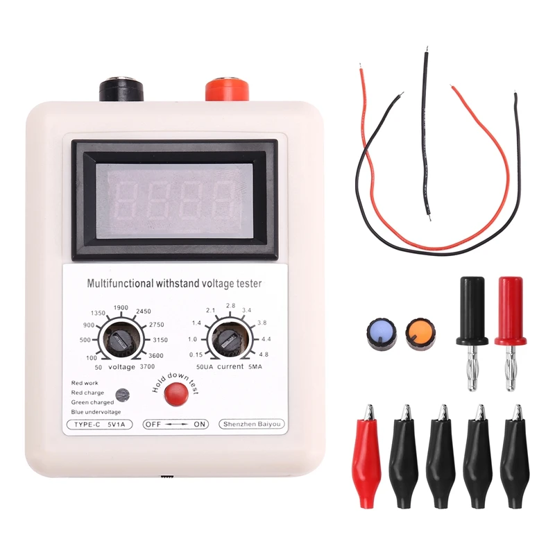 Transistor Voltage Tester 0V-3500V Diode MOS Triode MOV LED Voltage Capability Transistor Withstand Voltage Tester