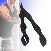 Tricep Rope Cable Attachment Handles Exercise Handles Bicep Exercise with 3 Lengths of Handles Pull Down Rope for Push Downs
