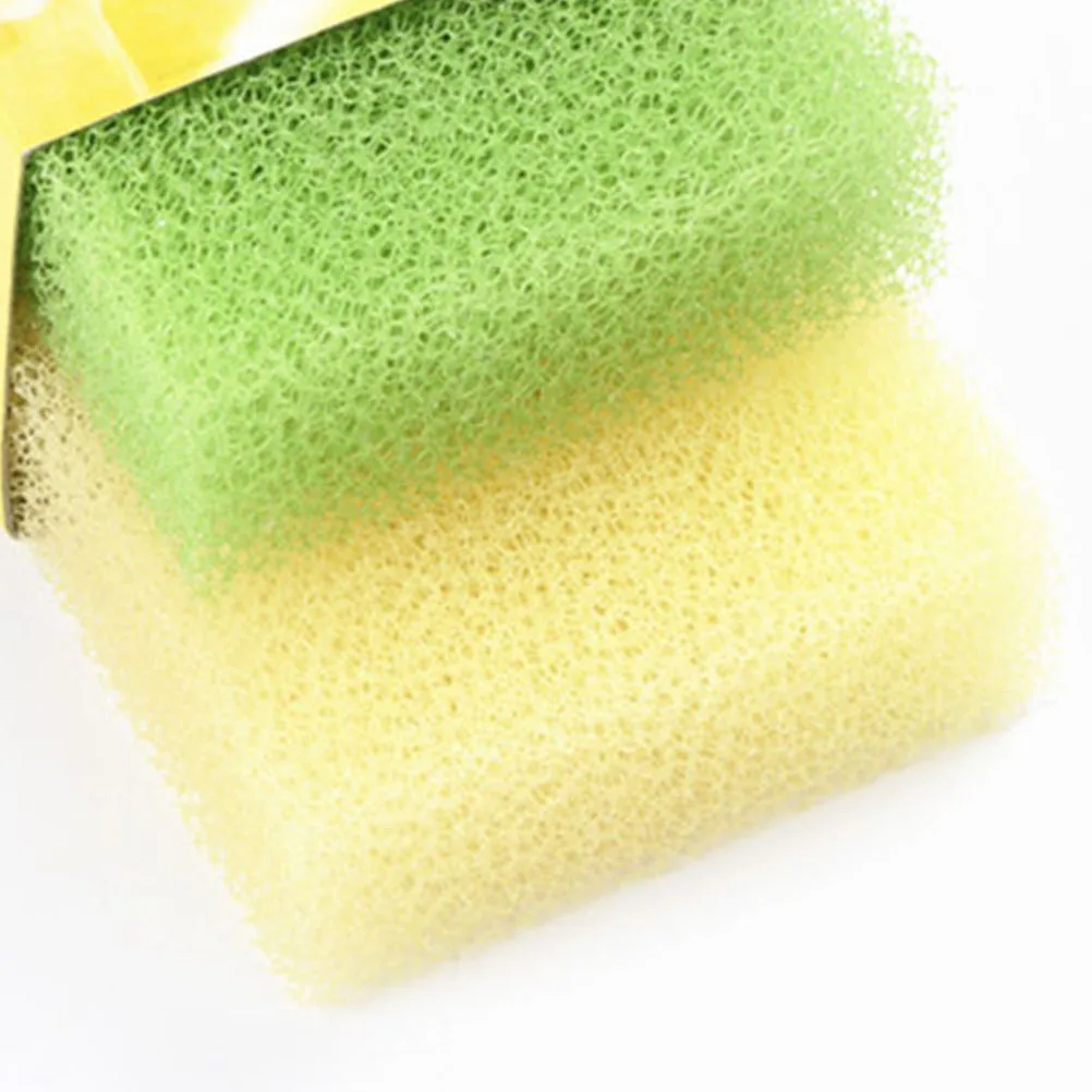10pcs Sponges Durable Kitchen Dishwashing Scouring Pad Double Sided Absorption Dishwashing Sponge Pad Rich Foam Bathrooms