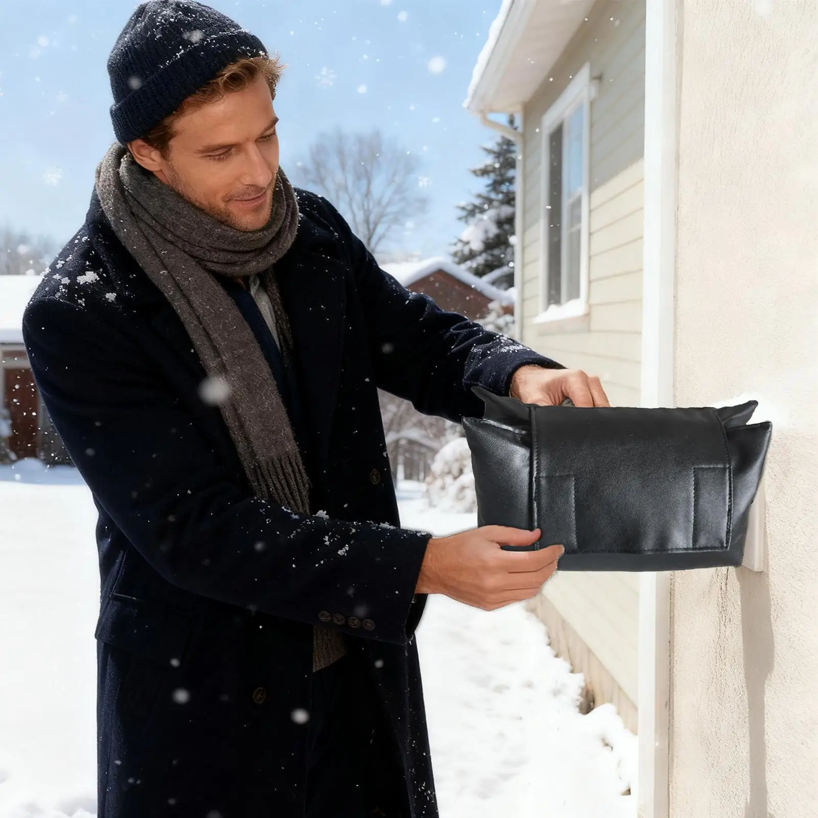 Outdoor Faucet Covers For Winter Insulated Reusable Thick Spigot Socks Water Faucet Pipe Insulation Cover For Garden Yard Farm