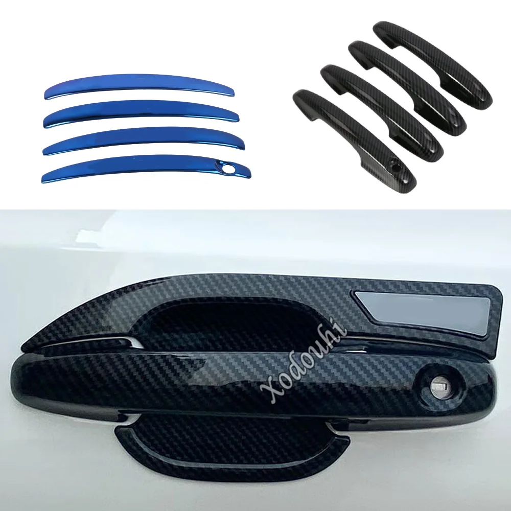 

Car Body Cover Detector Frame Panel Trim ABS Plastic/Steel Door Handle Armrest Handrail 4PCs For Ford Focus 2019 2020 2021 2022