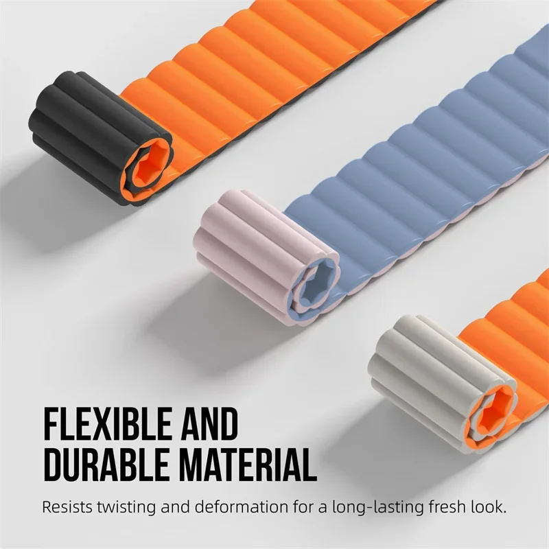 20mm 22mm Magnetic Loop band For Amazfit GTS 4/2/3/3pro/2e/GTS2 Mini/GTR 4/47mm/GTR2 Silicone bracelet Amazfit bip watch strap