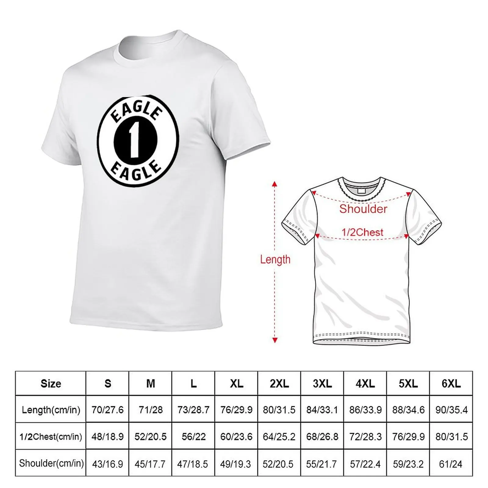 Space 1999 - Eagle Transporter Insignia T-Shirt Blouse vintage graphic tee mens graphic t-shirts hip hop