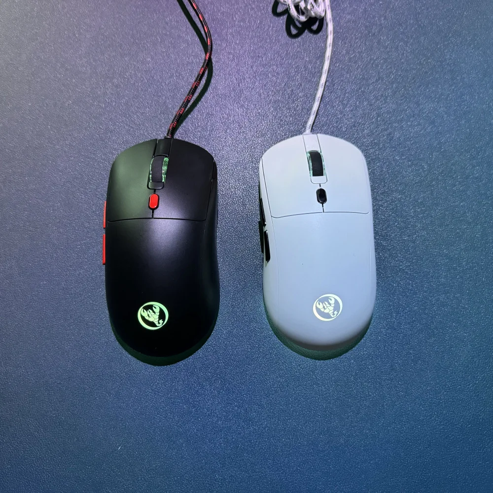 

Mouse gamer New white wired gaming souris 3600dpi 6key luminous comfortable esports office maus spot ergonomico pc raton myszka