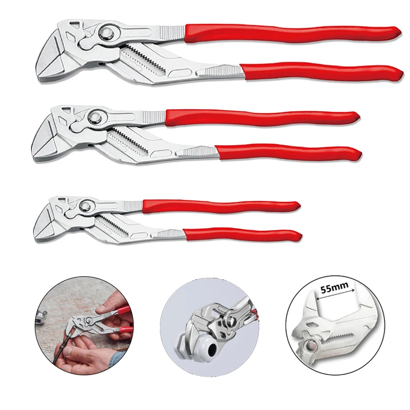 Eagle Beak Wrench Water Pipe Pliers Multi-function Adjustable Spanner Press Clamp Large Opening Plumbing Household Tools