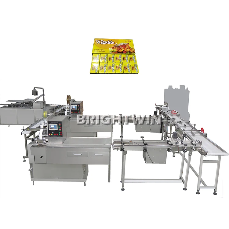 Automatische Bouillon-Würfelverpackungsmaschine BRIGHTWIN für Würfel