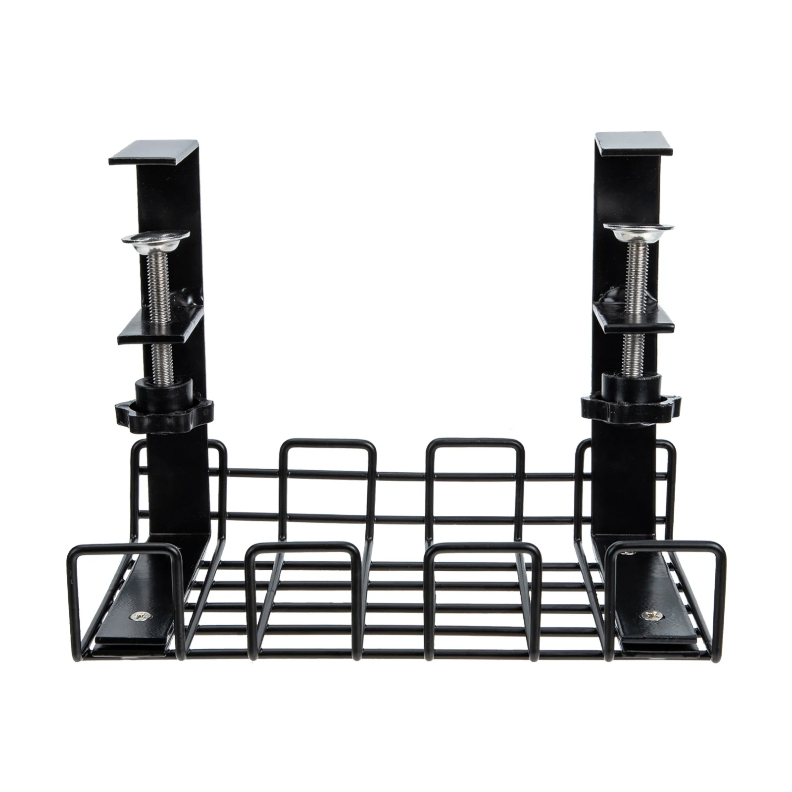 컴팩트한 책상 아래 전선 정리 랙 케이블 관리 용품 가정 및 사무실용 책상 아래 전선 정리 랙