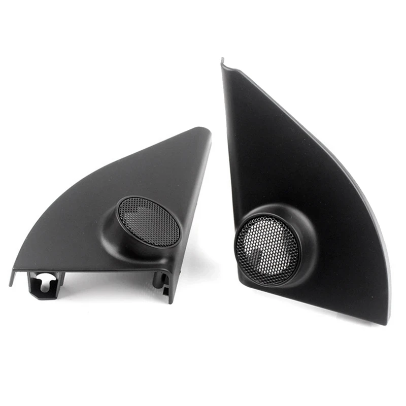 

2pcs Car Door Panel Audio Horn Speaker Tweeter Triangle Cover Case Loudspeaker Trim for Toyota RAV4 RAV 4 2014-2019