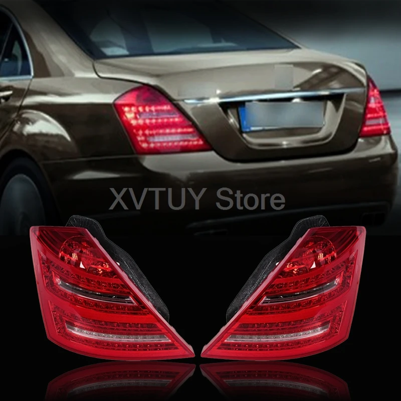 Светодиодный задний фонарь для Mercedes-Benz W221 S-Class 2007 2008 2009-2012, задний фонарь, противотуманные фары, стоп-сигналы поворота, автомобильные аксессуары