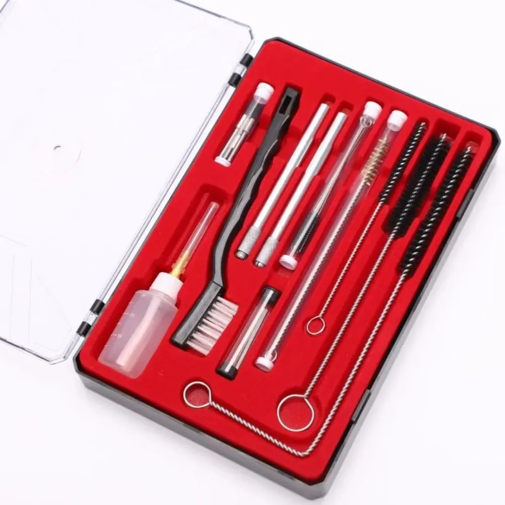

17/23Pcs Airbrush Spray Nozzle Cleaning Brush Set Airbrush Repair Durable Paint Nozzle Cleaning Kit Storage Case