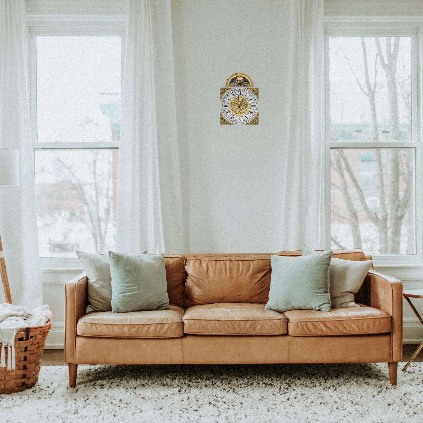 

1pc Metal Dial Wall Quartz Face Wall Clock Arabic Numeralss DIY Replacement Parts Metal Quartz Clock Dial Home Decor