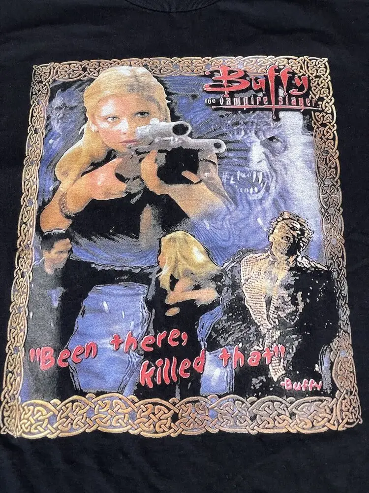 Buffy The Vampire Slayer Horror Show T-Shirt Sz XL 2001 “Been There” Black