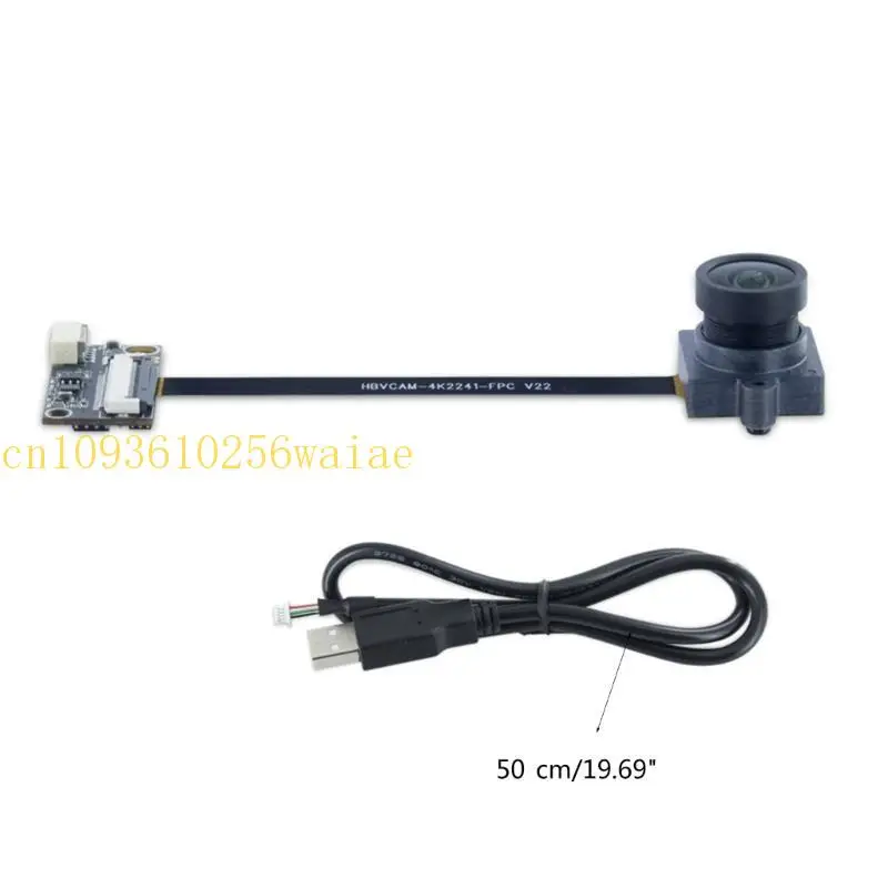 652F Mini 8MP USB2.0 Camera Module Versatile Use,3840x2160 MJPEG with 50cm 5P1.0MM USB Cable Wide Field of View 95°/ 125°