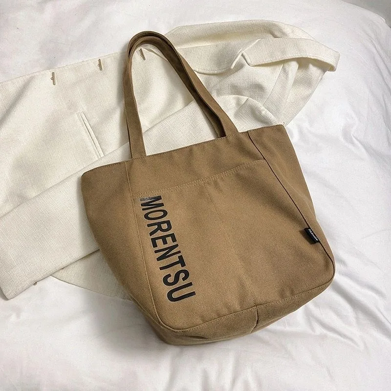 2024 New High Quality Casual Women Tote Large Capacity Shoulder Bag Women Canvas Handbag Fashion Designer Luxury Bag Hand Bag