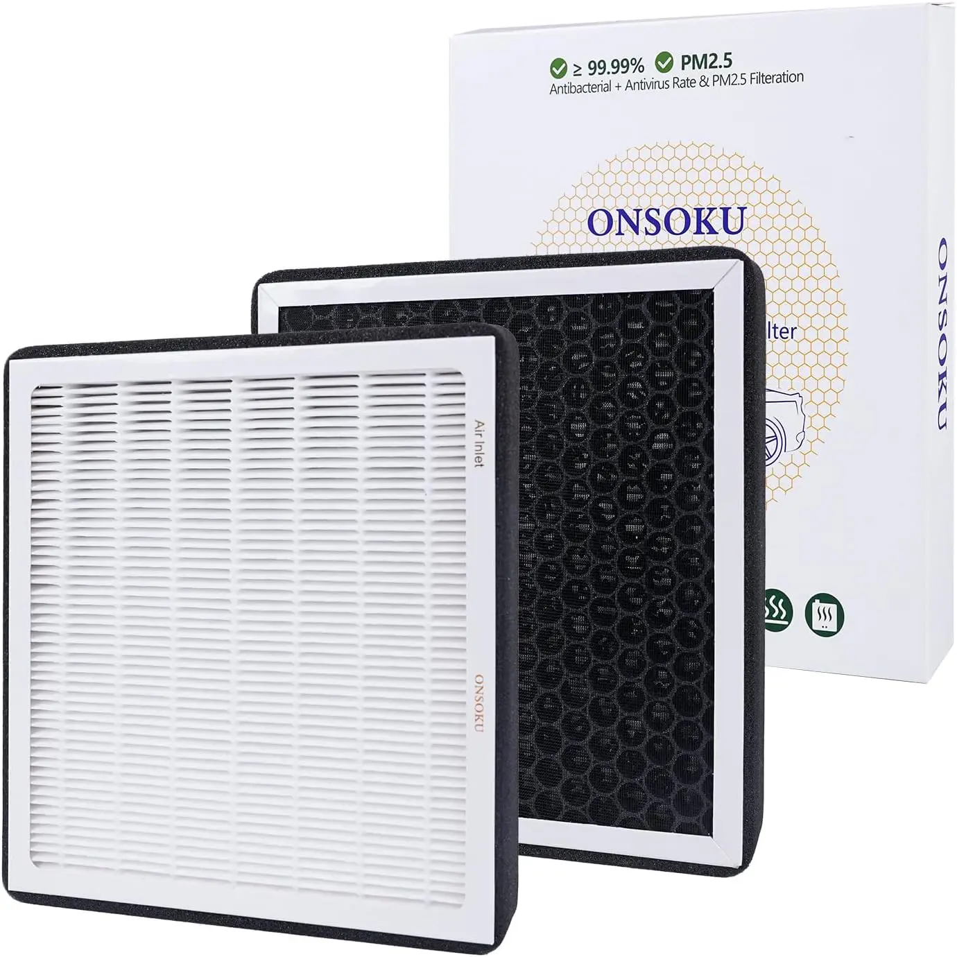 

Cabin Air Filter Air Filter Activated Carbon Air Conditioning Filter for 2021-2023 Elantra, 2022-2023 Ioniq 5, Ioniq 6 2020-2023