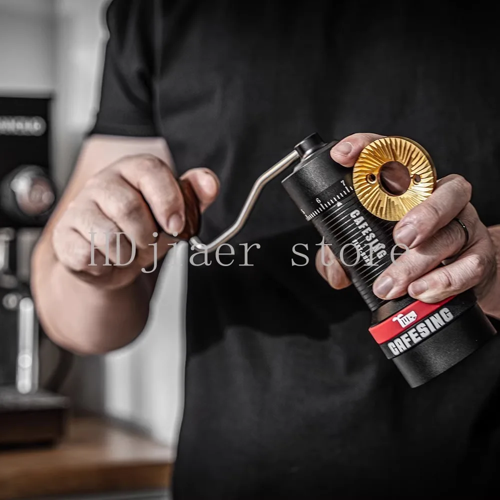 مطحنة قهوة CafeSing Orca، لدغ معدني مسطح بالكامل، ممتازة للصب والإسبريسو