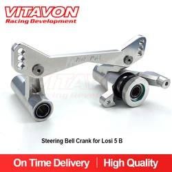 VITAVON CNC Redesigned CNC Alu7075 Steering Bell Crank For Losi 5ive B 5T1.0