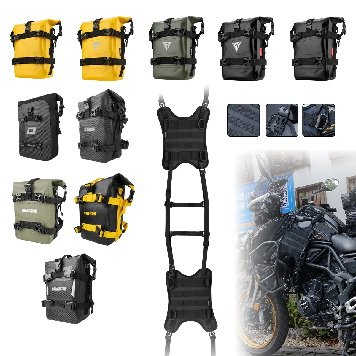 Base per borsa laterale serbat - Tank Divider Mesh recensione e prezzo