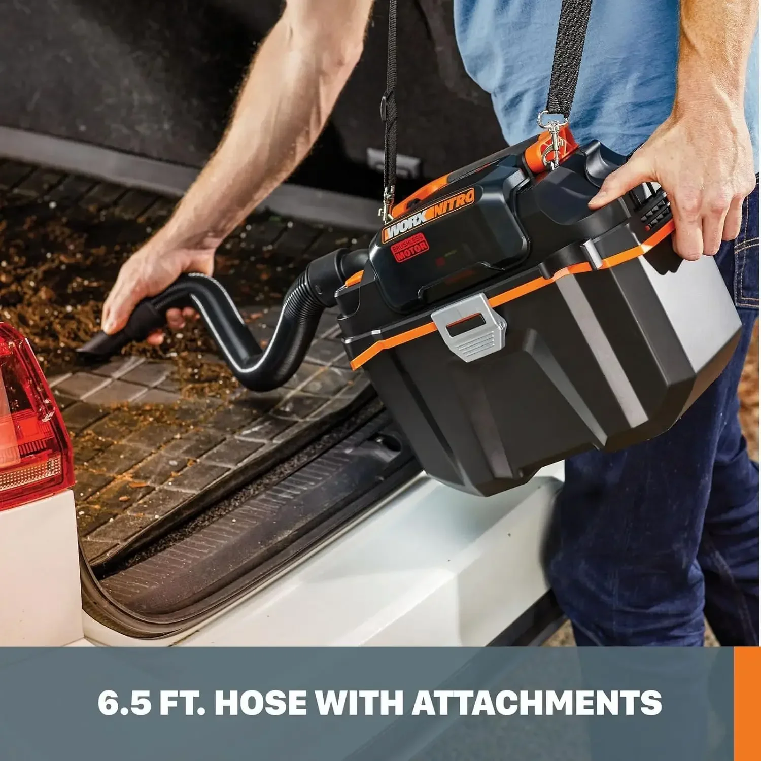 

[Limited Time Offer, Clearance!]WX031L 20V 2.1 Gal Cordless Wet/Dry Vacuum, Black