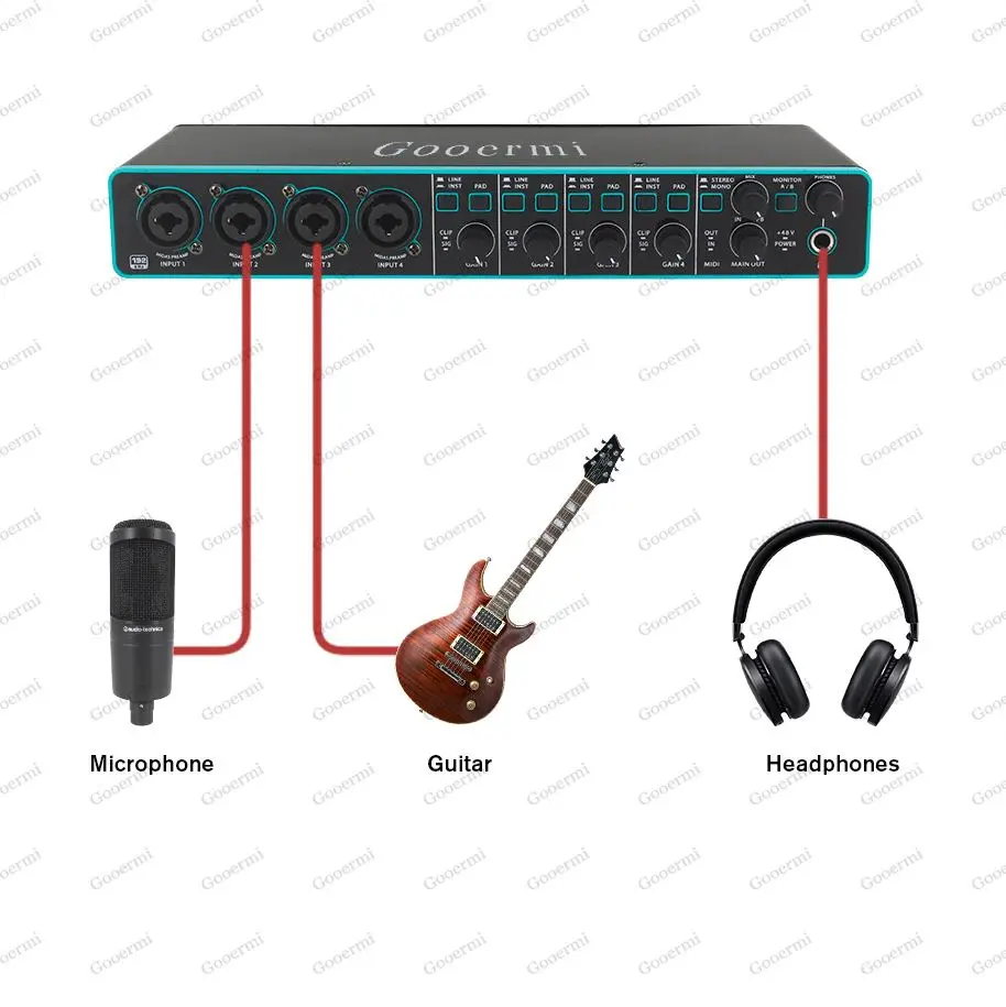 YYHC-New Design Audio Interface Sound Card With Great Price Professional Sound Card