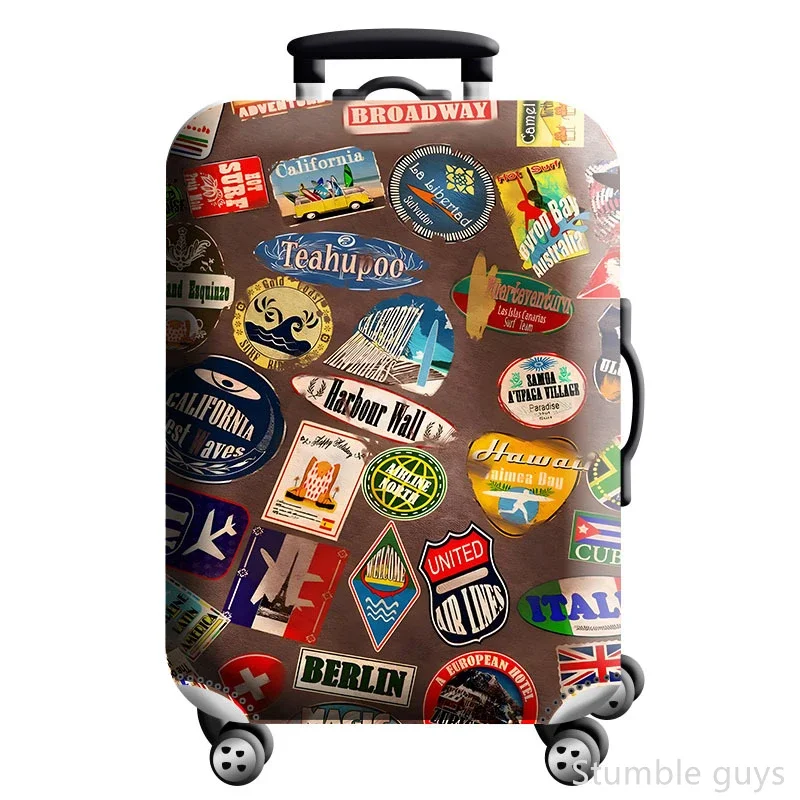 

Durable Elastic Suitcase Sleeve Protective Anti-Dust Scratch-Resistant Luggage Cover Practical Travel Accessory Road Trips