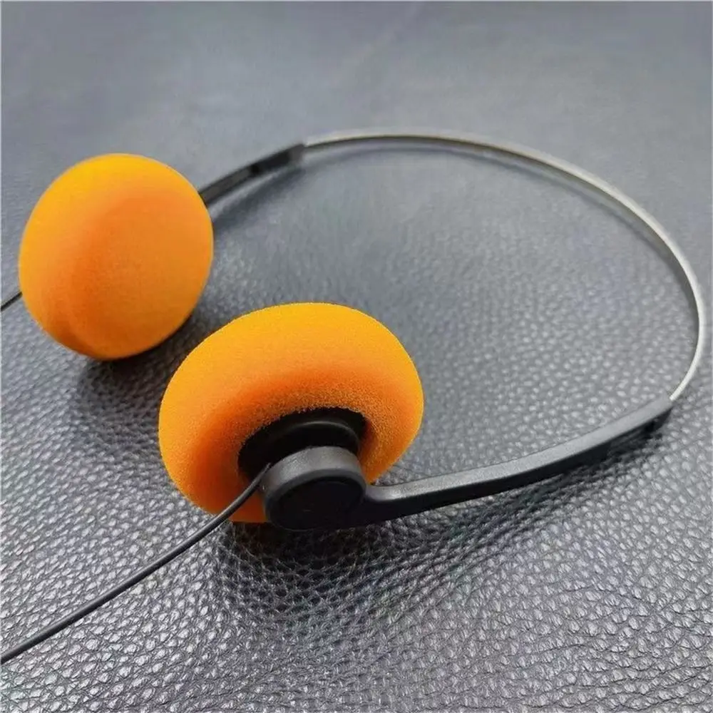 Personality Over Ear Underwire Headphone Vintage 3.5mm Retro Feelings Headphone 80s 90s Wired Sports