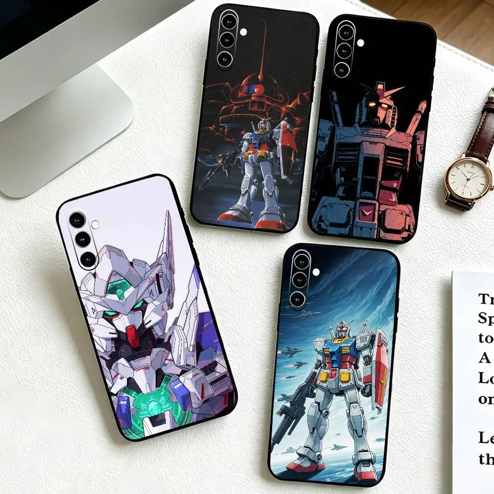Mobile G-Gundam Suit  Phone Case For Samsung Galaxy A73,A72,A71,A70,A53,A52,A51,Soft Silicone Black Cover