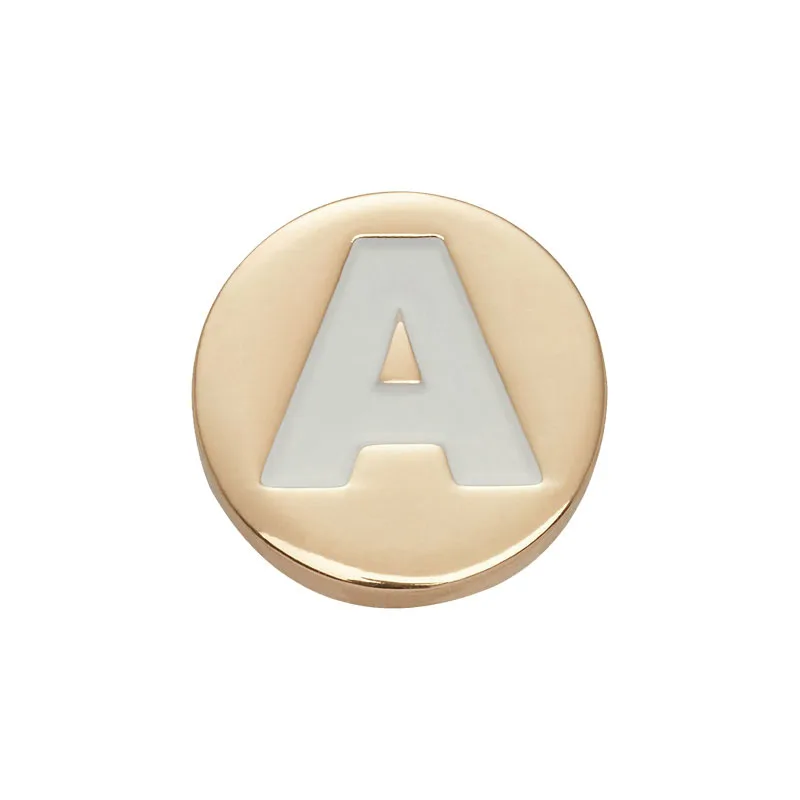 Bling Gold  Letter Shoe Charms for Clog Sandals Shoe Decoration Alphabet Characters Shoes Charm Pins for Boy Girl Men Women 1PCS image 4