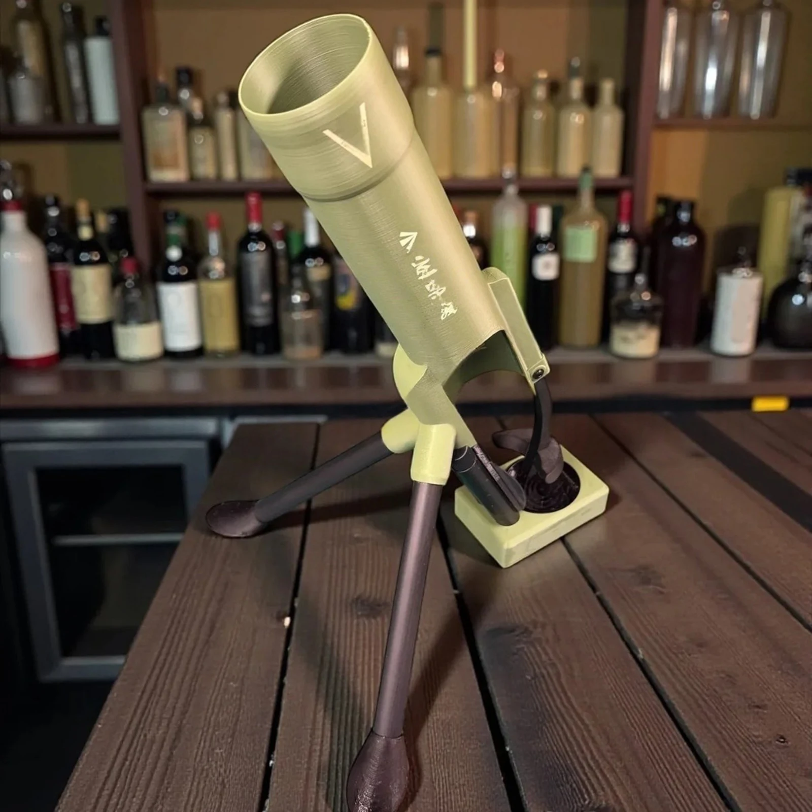 

Beer Bottle Mortar Bottle Opener Tactical Cap Hands-Free Push Down Bottle Opener for Home Kitchen Bar Party Restaurant