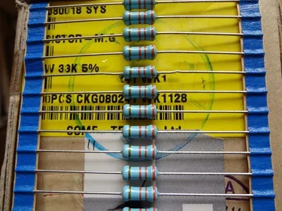 

Korean Metal Film Resistors 0.5W33K 1/2W33K 33K
