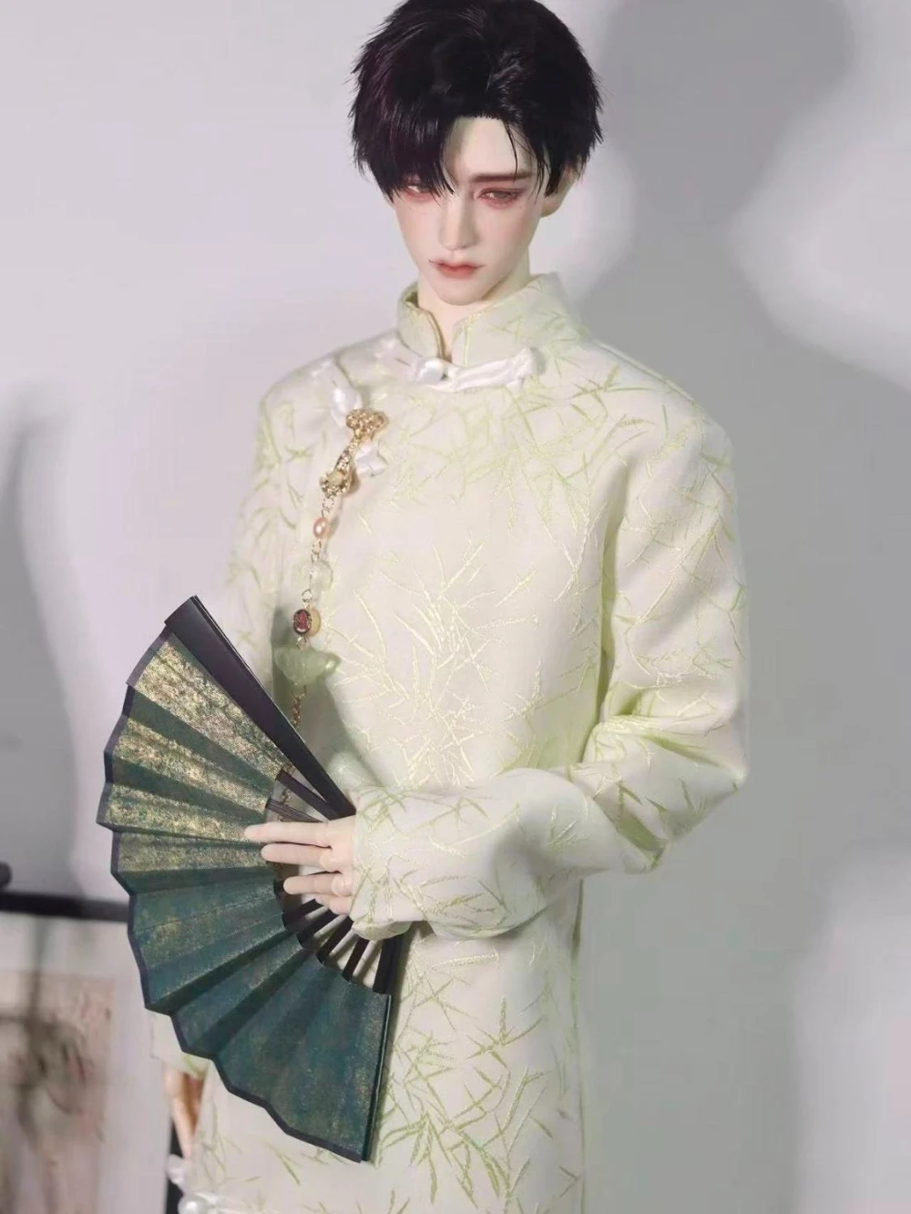 

1/3 Doll's Clothes for 75cm Male Bjd Doll Chinese Ancient Style Longcoat Set Dress Up Toys Play House Doll Accessories, No Doll