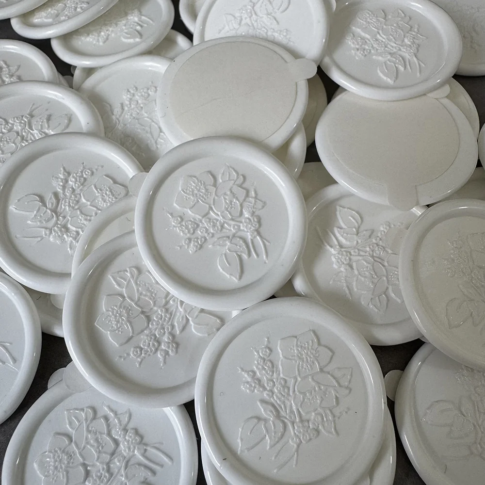 15pcs Finished wax seals self-adhesive,litter flower and Artisaire patterns, for invitation cards,envelope and gifts