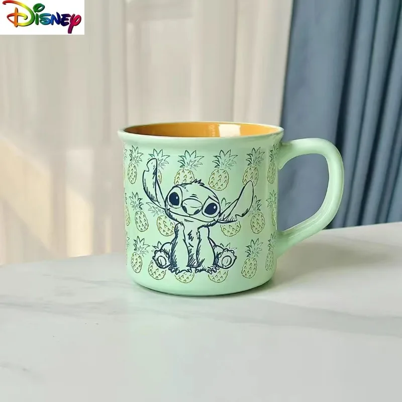 

Модная керамическая кружка Disney для домашнего использования, креативная легкая роскошная мультяшная коллекция чашек для кофе с молоком