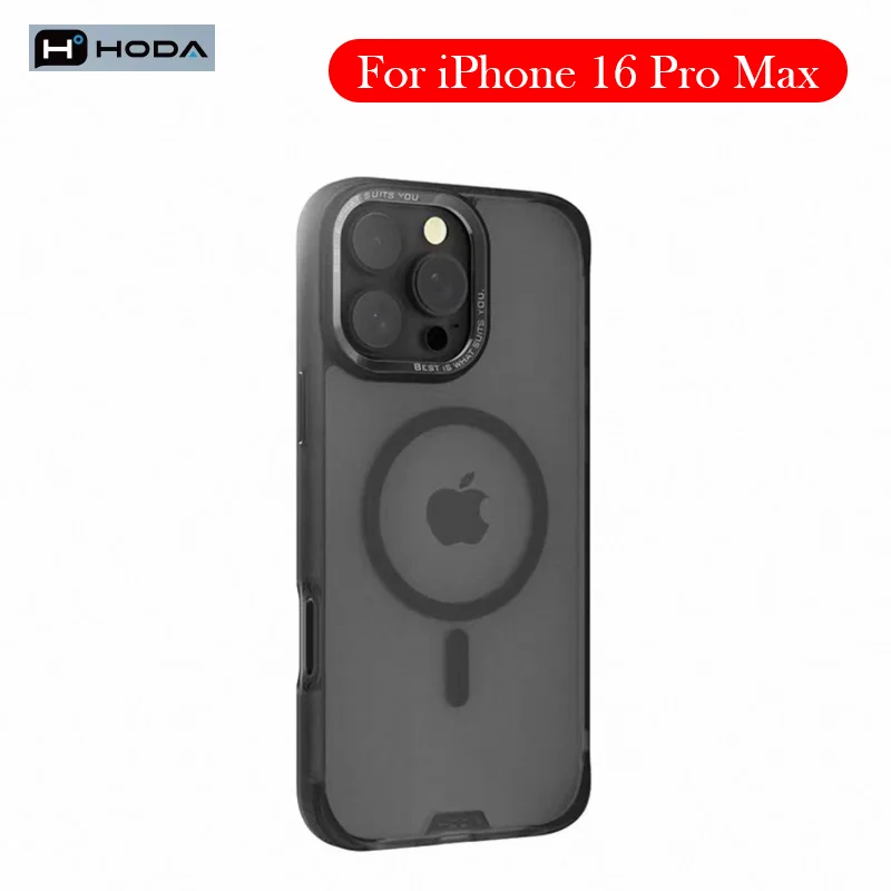 

Оригинальный чехол Hoda для iPhone 16 Pro Max, задняя крышка с беспроводной зарядкой