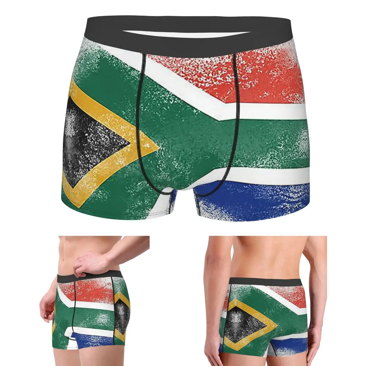 

Boxer Underpants Shorts South Africa Flag Panties Men Soft Underwear for Homme Man Boyfriend Gift