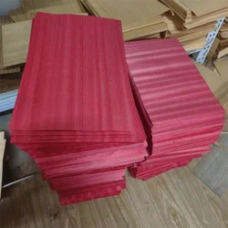 2pcs Ayus Table Tennis Racket Bottom Board Wood Dyed Red Table Tennis Racket Material