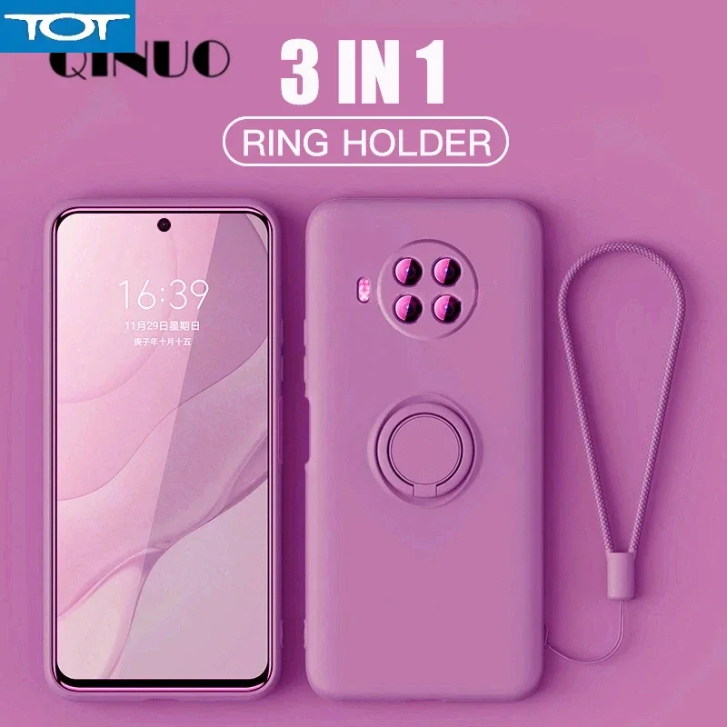 

Жидкий силиконовый чехол-держатель для телефона для Xiaomi Redmi Note 11 Pro 9S 9 9A POCO X3 NFC Mi 10S Global Pro 10 T Lite, чехол-подставка