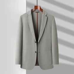 2024 High-quality Fashion Handsome Spring and Summer New Sunscreen Suit Men's Business Casual Thin Anti-UV Suit Jacket  M-4XL