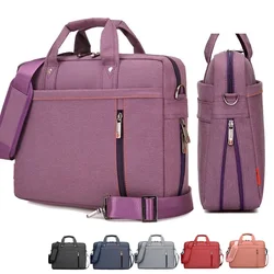 Shockproof Messenger Laptop Bag 13.3,14,15.6,17.3,18 Inch,Briefcase Man Lady Shoulder Case For Macbook Air Pro Notebook Computer