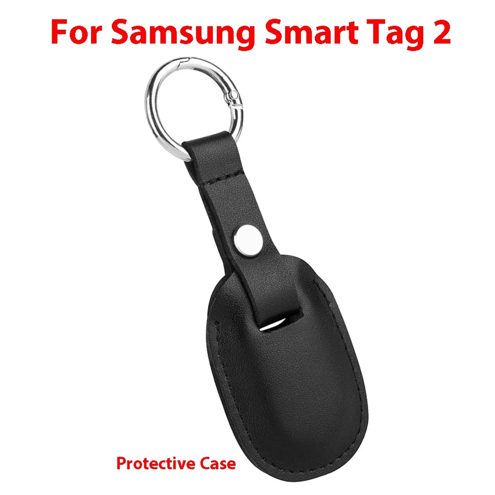 For Samsung Smart Tag2 PU Protective Case Smart Tracker Keyring Case