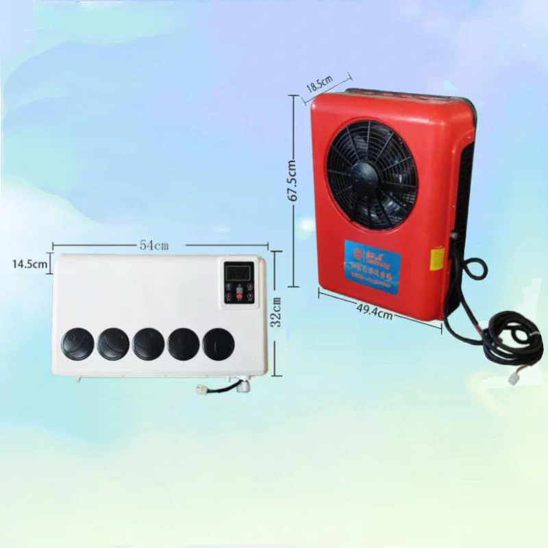 Cabin Sleeper Truck 12v Air Conditioning Split Parking Cooler Car Mini Air Conditioner