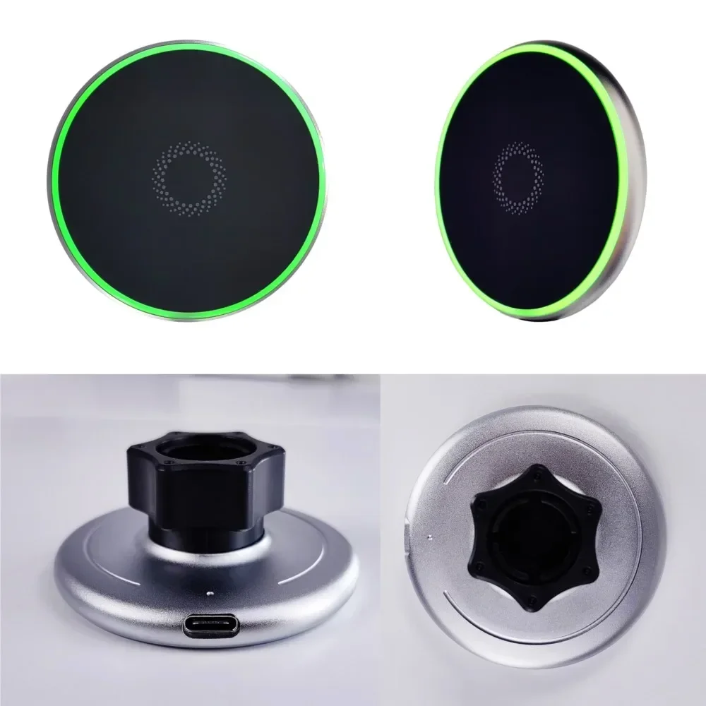 Magnetische autotelefoonhouder voor Tesla Model Y Multimediascherm Vaste basis 15W Draadloze oplaadstandaard MagSafe autotelefoonhouders