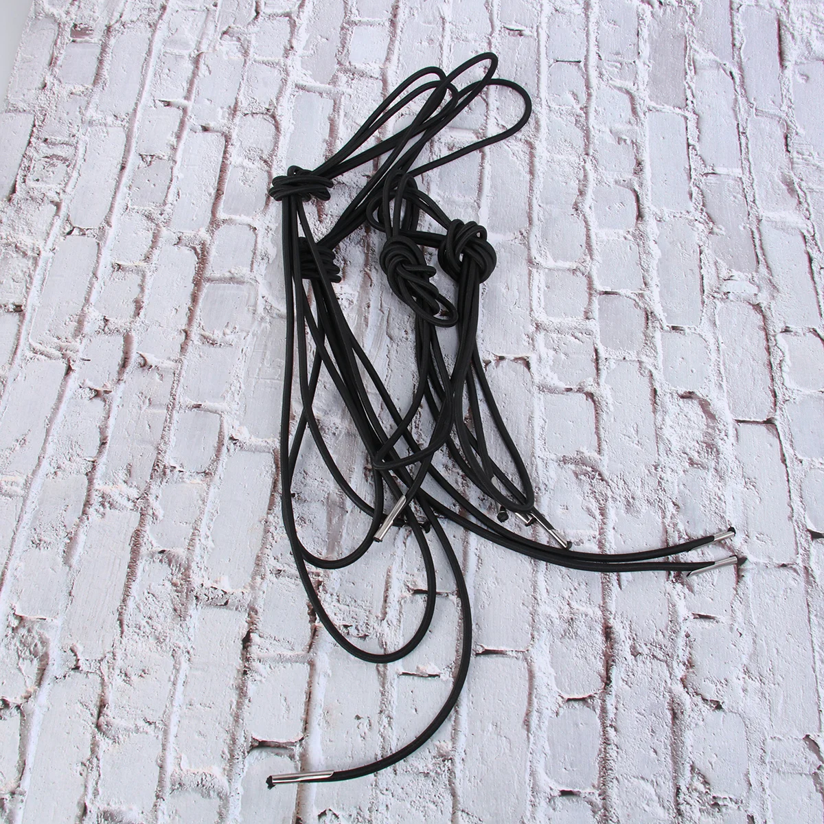 

4pcs Rope Accessories For Chaise Longue Heavy Duty Elastic Rubber Cord Black Replacement Kit Chaise Longue Cord Rope For Deck